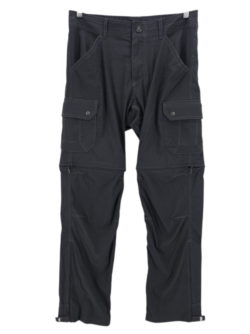 KUHL Renegade Convertible Pants Charcoal Gray Cargo Outdoor Hiking Men's 32x32